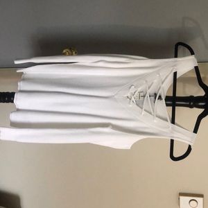 open shoulder sweater